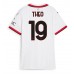 Maillot de foot AC Milan Theo Hernandez #19 Extérieur vêtements Femmes 2024-25 Manches Courtes